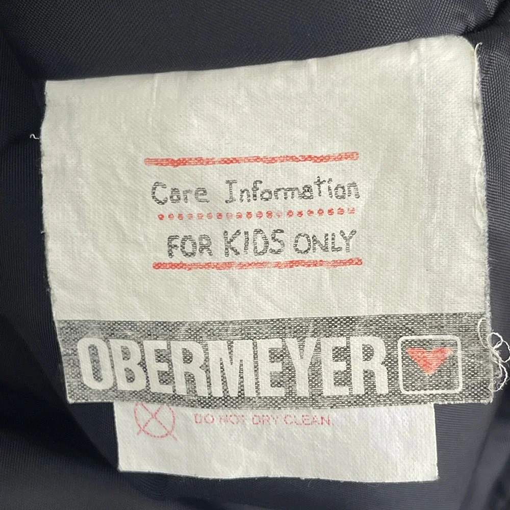 Obermeyer Ski‎ Jacket Winter Coat Insulated Pockets Red Black Junior's 18